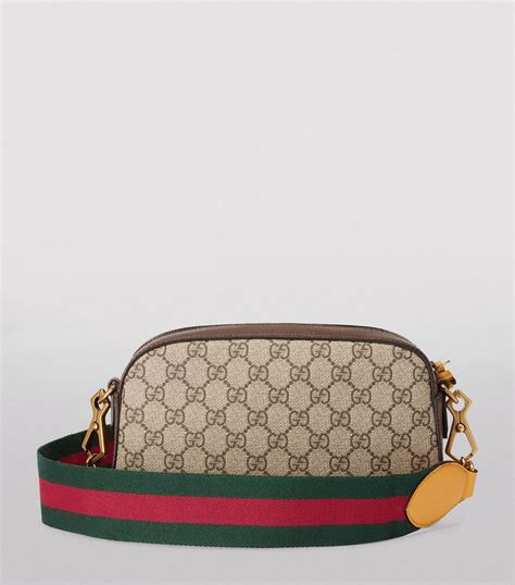 gucci canvas camera bag